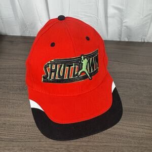 Shutdown Red and Black Baseball Hat – Vintage‎ Style Sports Embroidered Cap